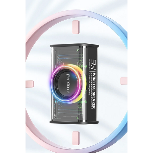 Earldom A31 RGB Işıklı Bluetooth 5.1 5W Kablosuz Hoparlör - Beyaz