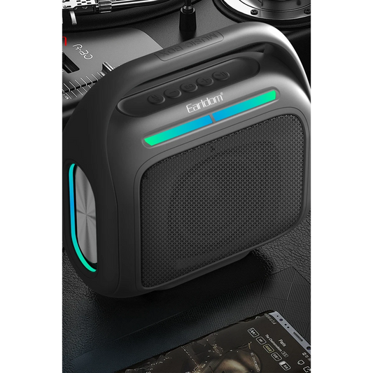 Earldom A43 30W Radyolu Bluetooth Kablosuz Hoparlör - Siyah