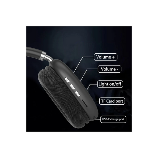 Earldom BH102 Kafaüstü Bluetooth Kulaklık - Siyah