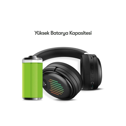 Earldom BH42 Kafaüstü Gaming Bluetooth Kulaklık - Siyah