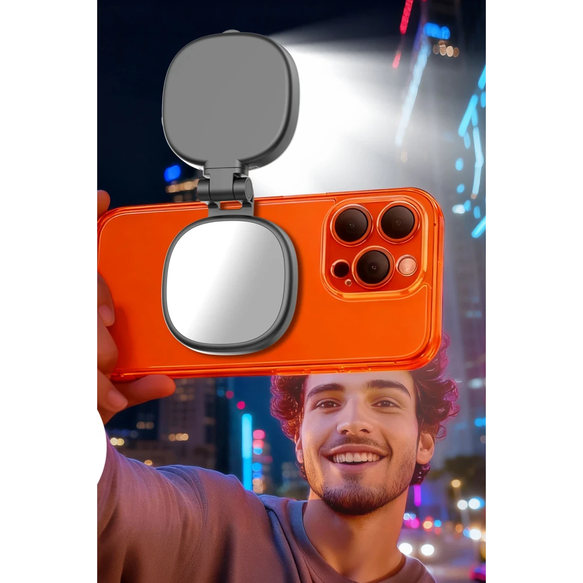 Earldom BL05 Manyetik MagSafe LED Selfie Işığı - Beyaz