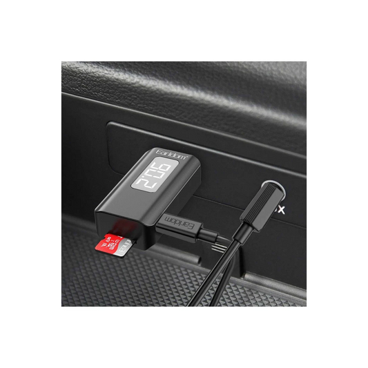Earldom BR17 BT 5.3 SD Kart ve Aux Çıkışlı Arama Destekli Dijital Ekranlı 2in1 USB FM Transmitter - Siyah