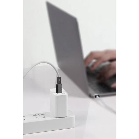 Earldom EC-153C 1M 3A Type-C to Type-C PD Hızlı Şarj Kablosu - Beyaz
