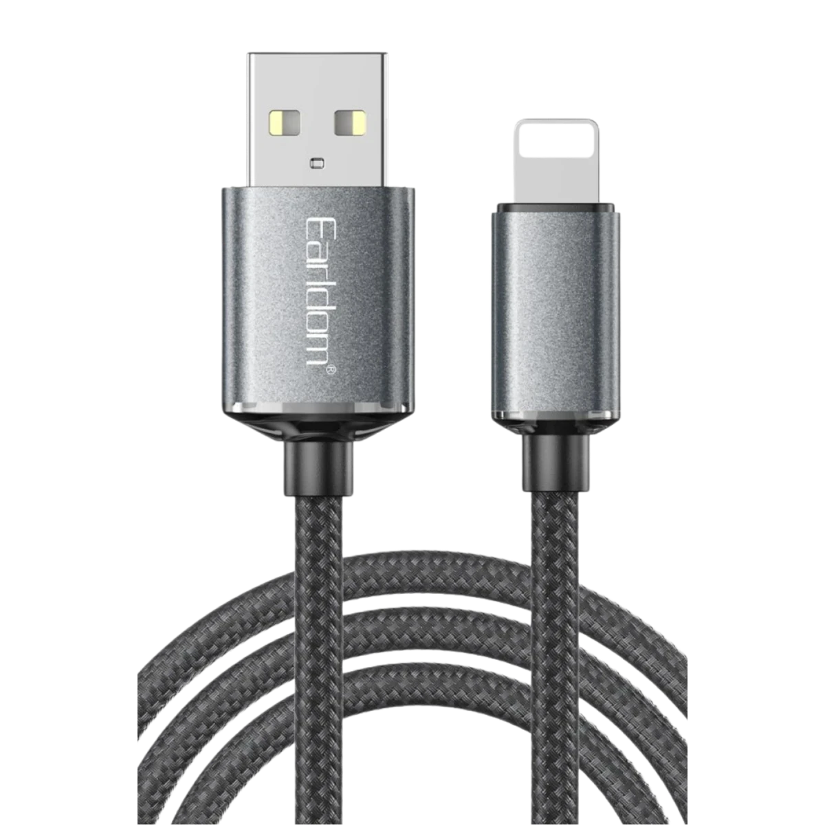 Earldom EC-199L 1.2M 3A USB to Lightning Hızlı Şarj Kablosu - Siyah