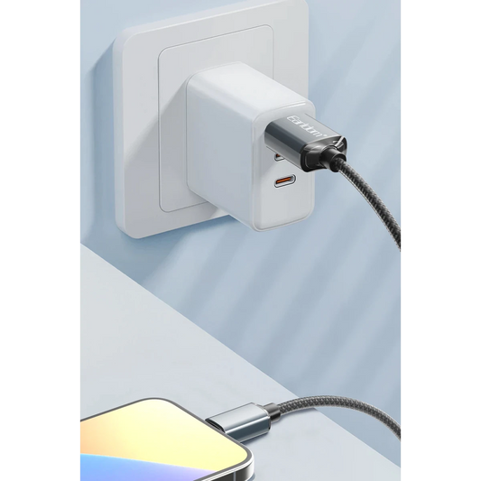 Earldom EC-200L 2M 3A USB to Lightning Hızlı Şarj Kablosu - Siyah