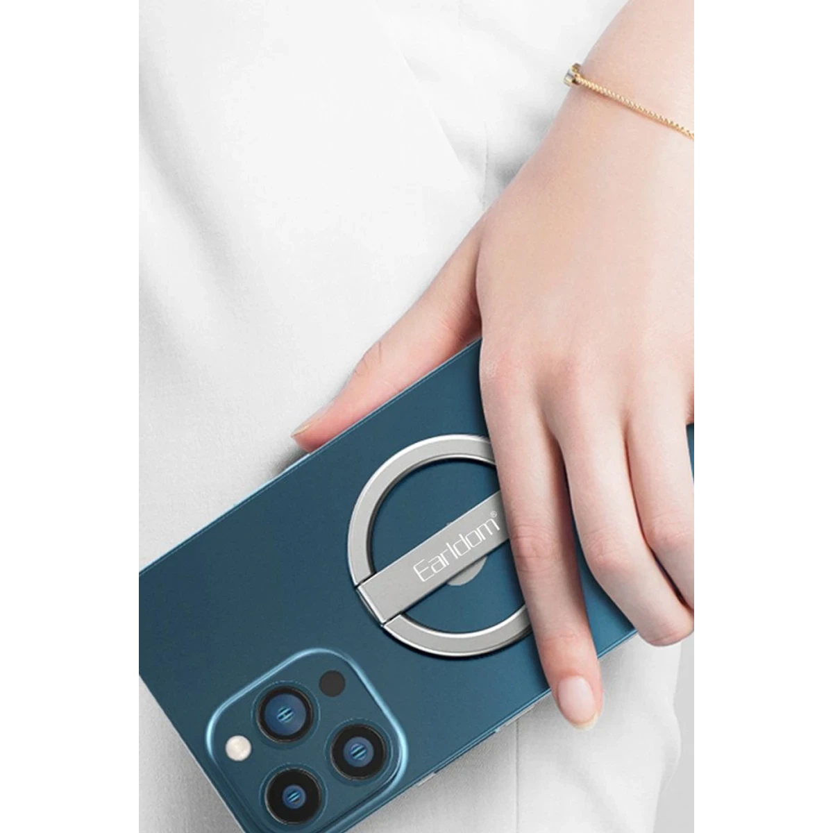 Earldom EH162 Magsafe Ring Holder - Gümüş