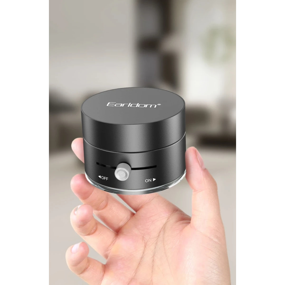 Earldom EH315 Ayarlanabilir Katlanabilir Manyetik Magsafe Telefon Tutucu - Siyah