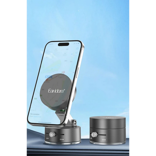 Earldom EH315 Ayarlanabilir Katlanabilir Manyetik Magsafe Telefon Tutucu - Siyah