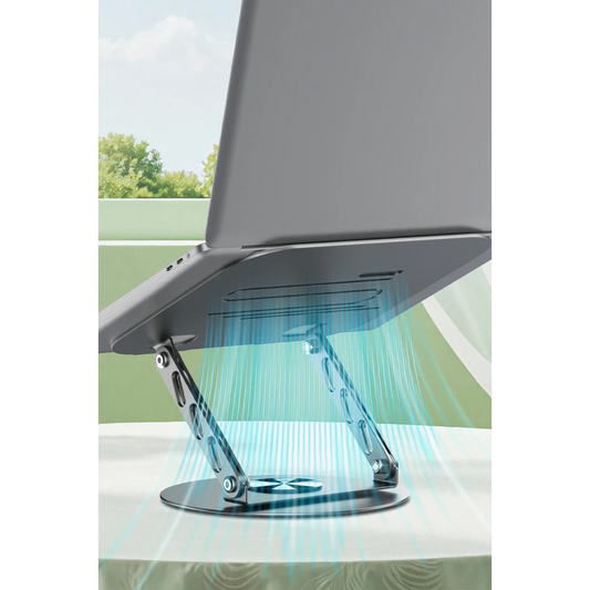 Earldom EH332 360 Derece Ayarlanabilir Metal Laptop Standı - Gri