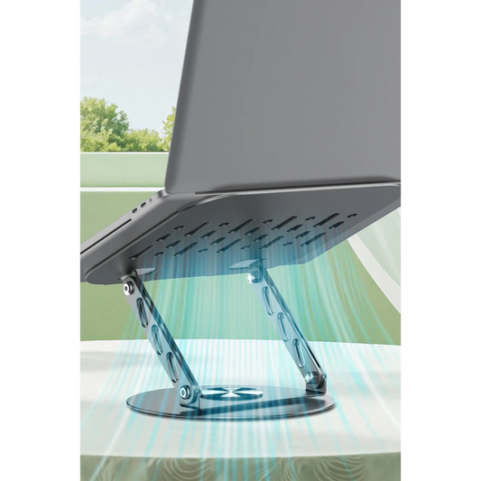 Earldom EH333 360 Derece Ayarlanabilir Metal Laptop Standı - Gri