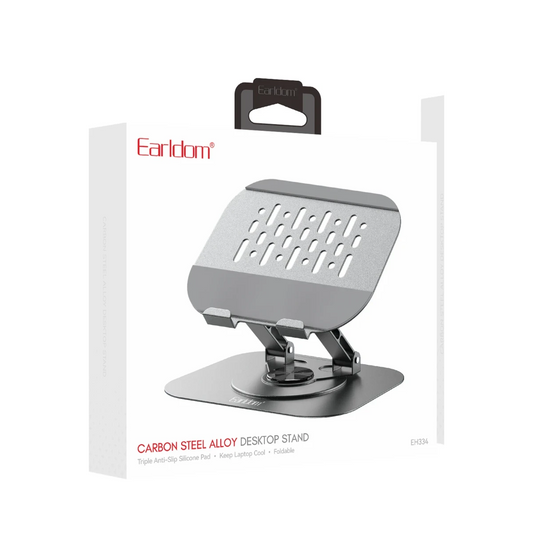 Earldom EH334 360 Derece Ayarlanabilir Metal Tablet Standı - Gri