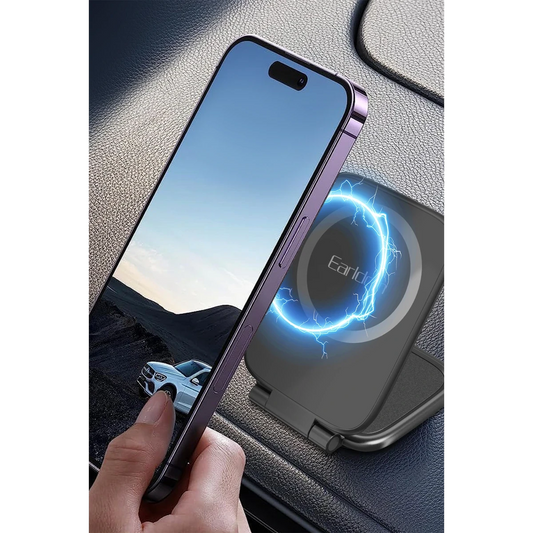 Earldom EH341 Magsafe Uyumlu 360 Dönen Manyetik Araç Tutucu - Siyah