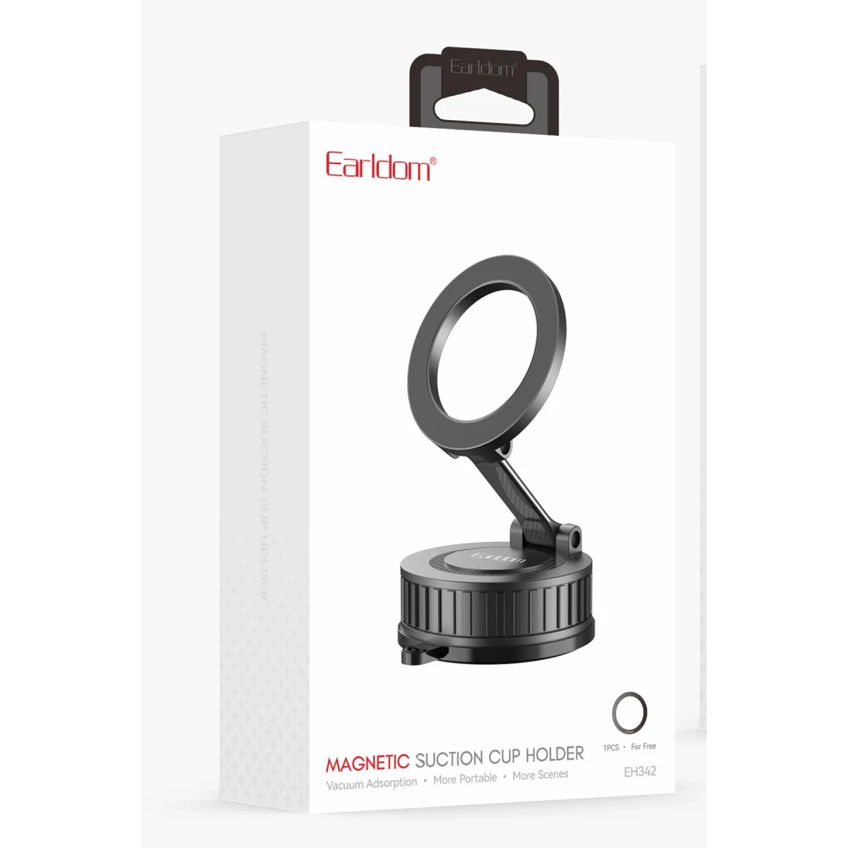 Earldom EH342 Manyetik 360 Derece Araç Telefon Tutucu - Siyah