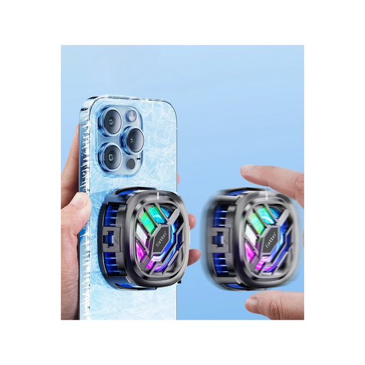 Earldom F12 RGB Radyatör Telefon Soğutucu Fan - Siyah