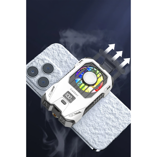 Earldom F15 RGB Radyatör Telefon Soğutucu Fan - Beyaz