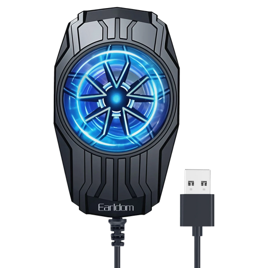 Earldom F17 Radyatör Telefon Soğutucu Fan - Siyah