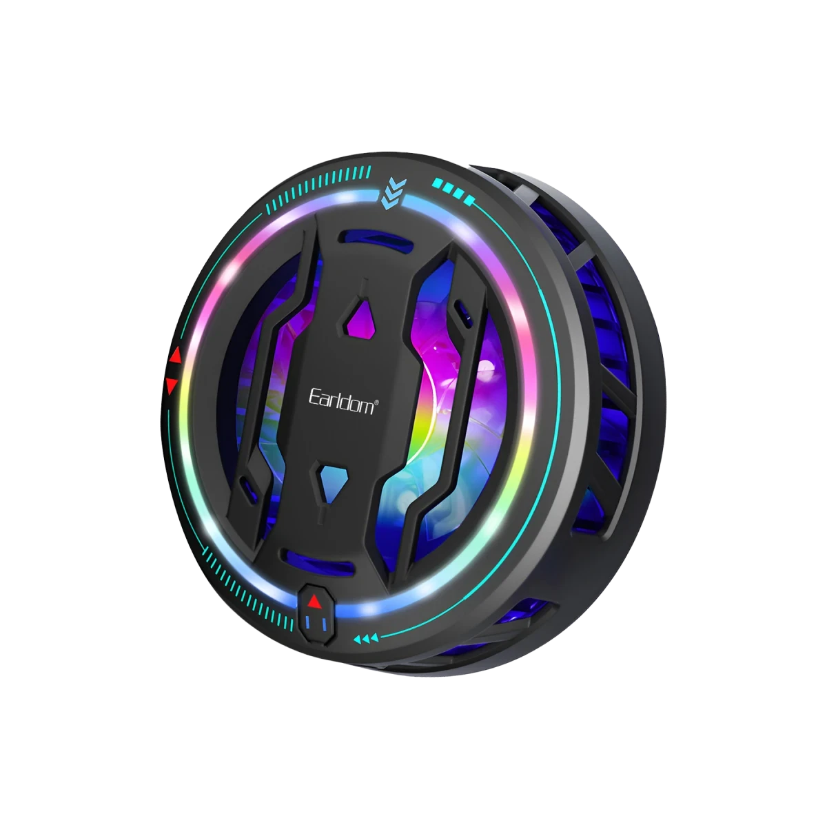 Earldom F21 RGB Radyatör Telefon Soğutucu Fan - Siyah