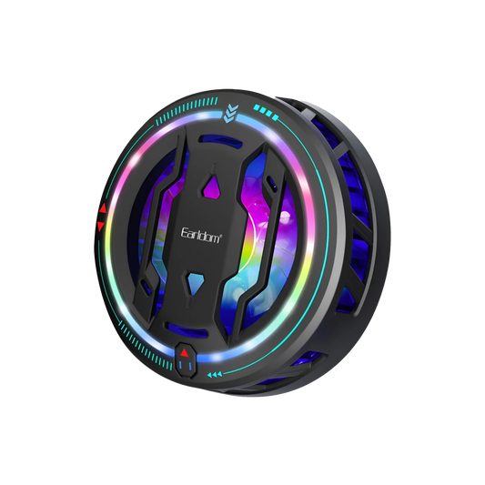 Earldom F21 RGB Radyatör Telefon Soğutucu Fan - Siyah