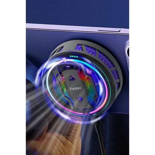Earldom F21 RGB Radyatör Telefon Soğutucu Fan - Siyah