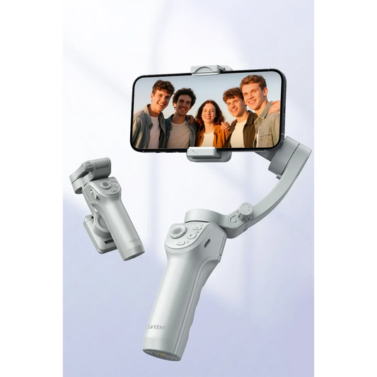 Earldom GS1 Ayarlanabilir Bluetooth Selfie Gimbal - Beyaz