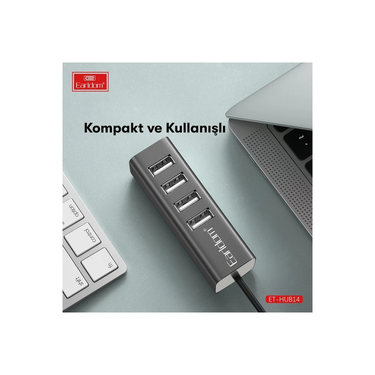 Earldom HUB14 Tak Çalıştır 4lü Usb Çoklayıcı - Siyah