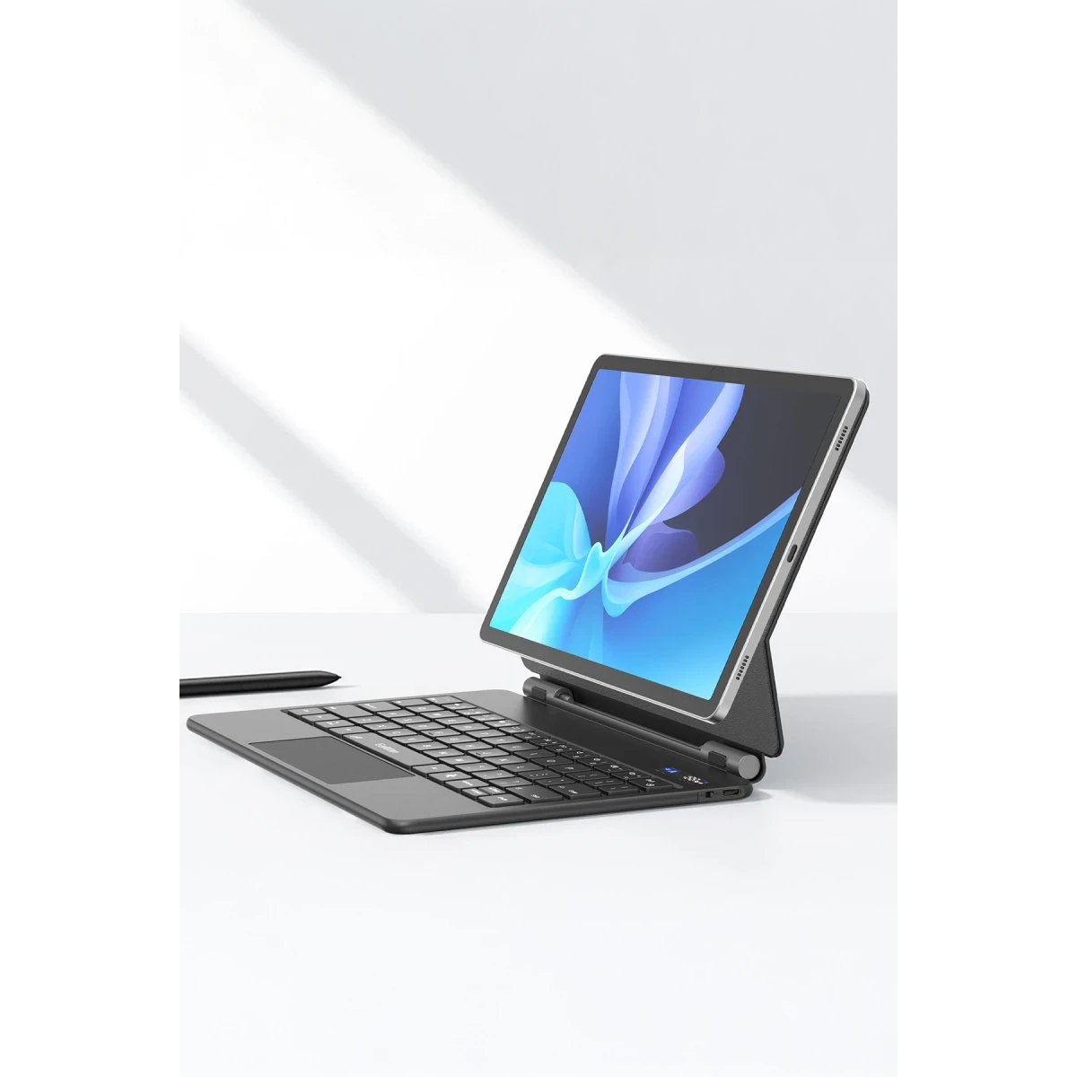 Earldom KB11 Galaxy X510 Tab S9 FE 11 Kablosuz Klavyeli Tablet Kılıfı - Siyah