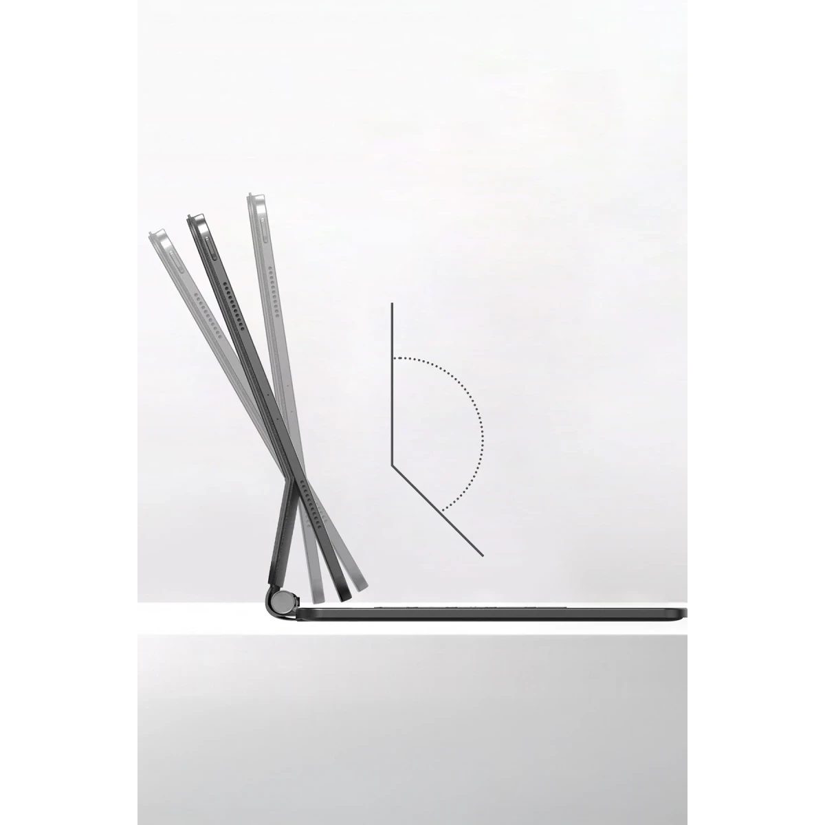 Earldom KB8P iPad Pro 11 (2024) Kablosuz Klavyeli Tablet Kılıfı - Siyah