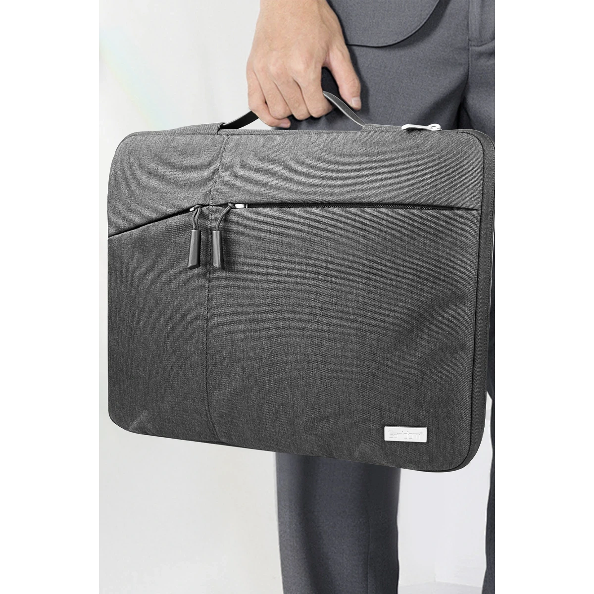Earldom LB01 Duke Katyonik Kumaş 14 inç Laptop Çantası - Gri