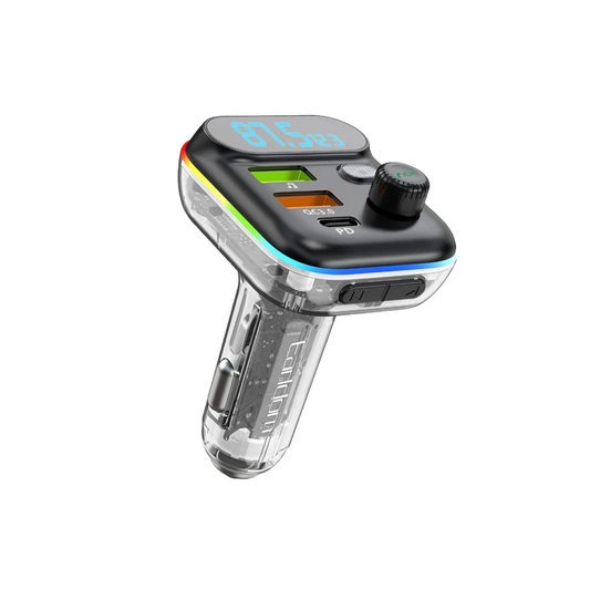 Earldom M80 Bluetooth USB 3.0 ve Type C PD Hızlı Şarj FM Transmitter - Siyah