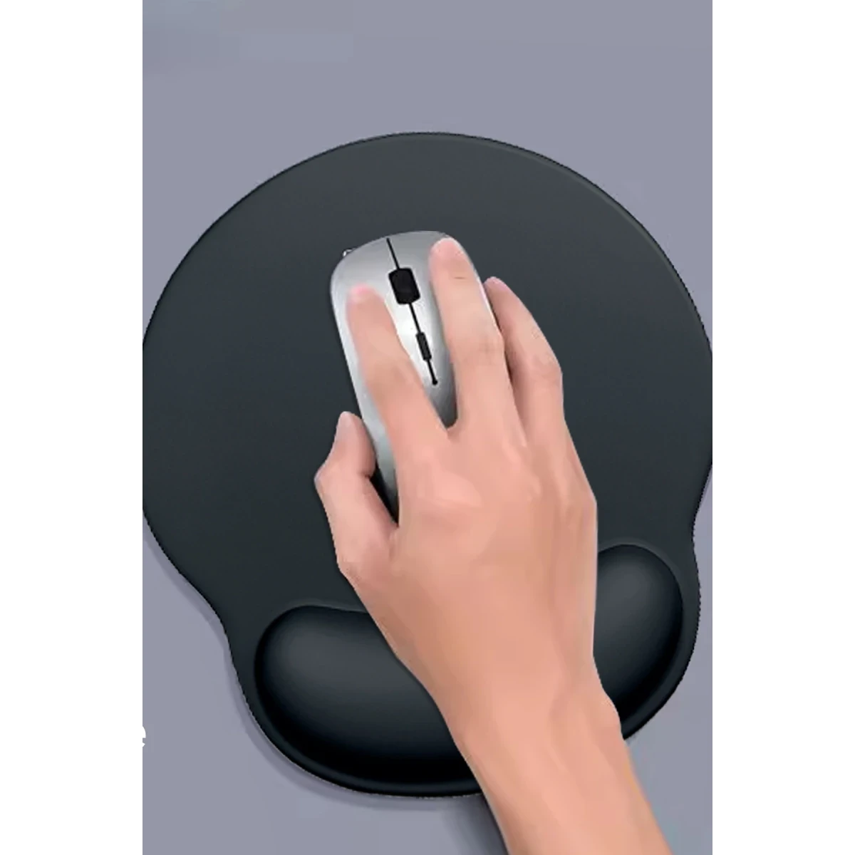 Earldom MP01 Bilek Destekli Mouse Pad - Siyah