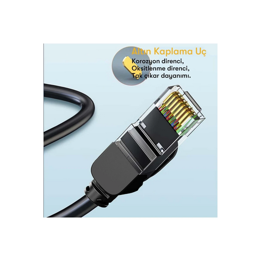 Earldom NW1 3M Cat 6 Ethernet Network Kablosu - Siyah