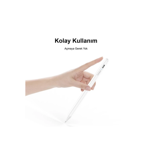 Earldom P4 iPad İçin Dokunmatik Stylus Kalem - Beyaz