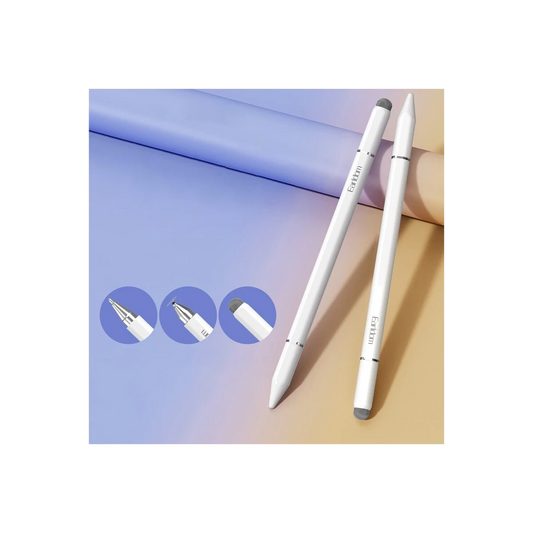 Earldom P6 3in1 Universal Dokunmatik Stylus Kalem - Beyaz