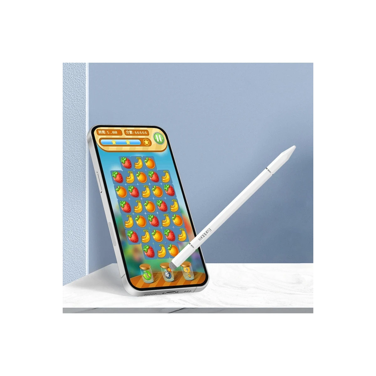 Earldom P6 3in1 Universal Dokunmatik Stylus Kalem - Beyaz