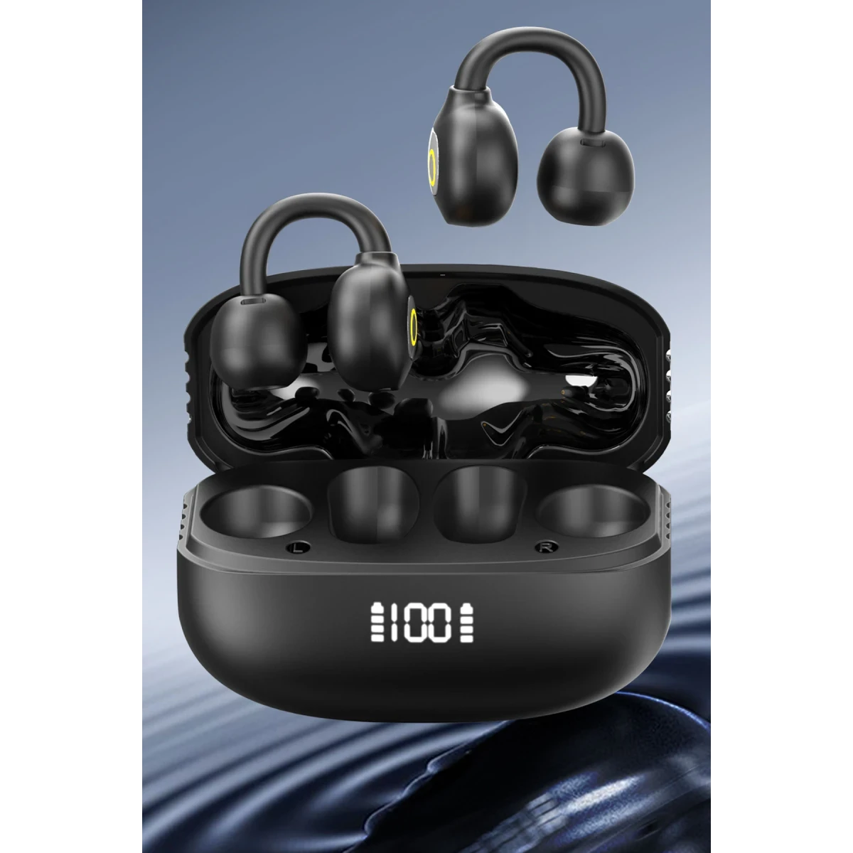 Earldom TWS45 BT 5.4 Dijital Şarj Göstergeli Kablosuz TWS Airpods Kulaklık - Siyah