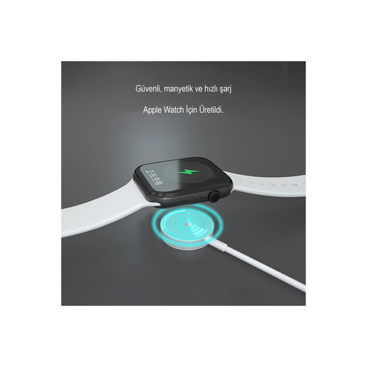 Earldom WC21 Apple Watch Kablosuz Şarj Cihazı - Beyaz