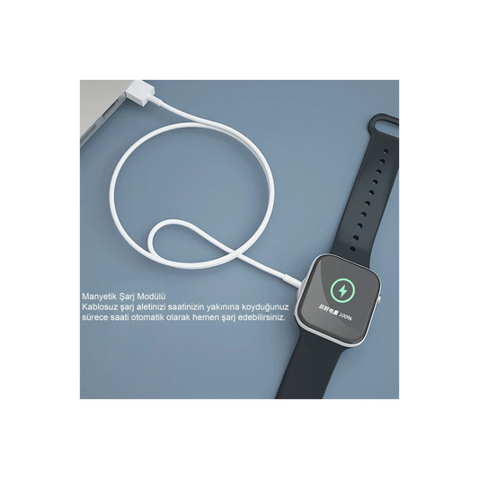 Earldom WC21 Apple Watch Kablosuz Şarj Cihazı - Beyaz