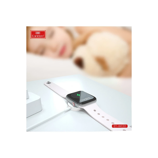 Earldom WC22 Apple Watch Kablosuz Type-C Şarj Cihazı - Beyaz