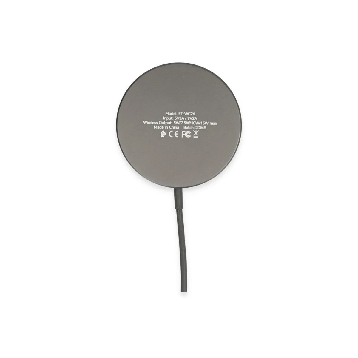 Earldom WC26 15W Magsafe Kablosuz Şarj - Siyah