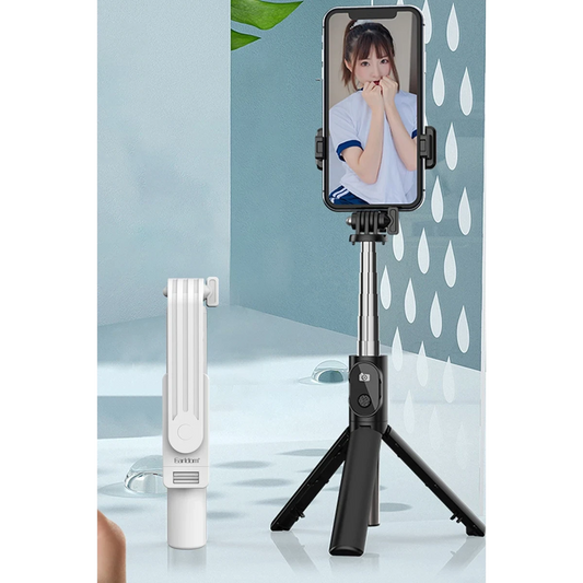 Earldom ZP25 Ayarlanabilir Açılı BT 4.0 Tripodlu Mini Selfie Çubuğu - Siyah