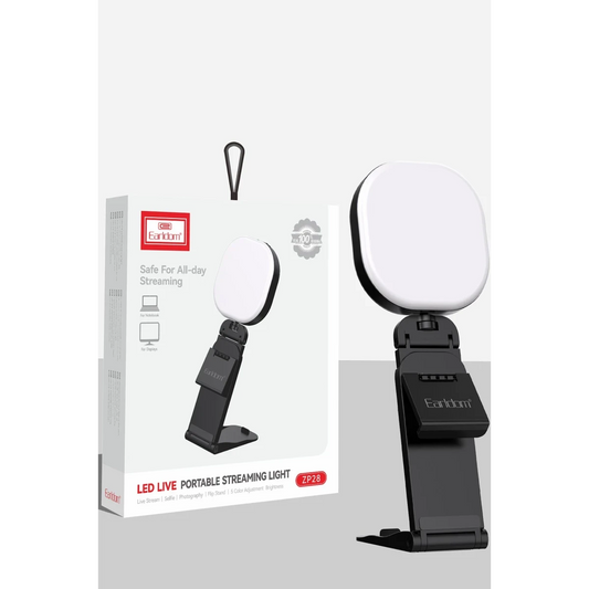 Earldom ZP28 Monitör Üstü Led Yayın Işığı - Siyah